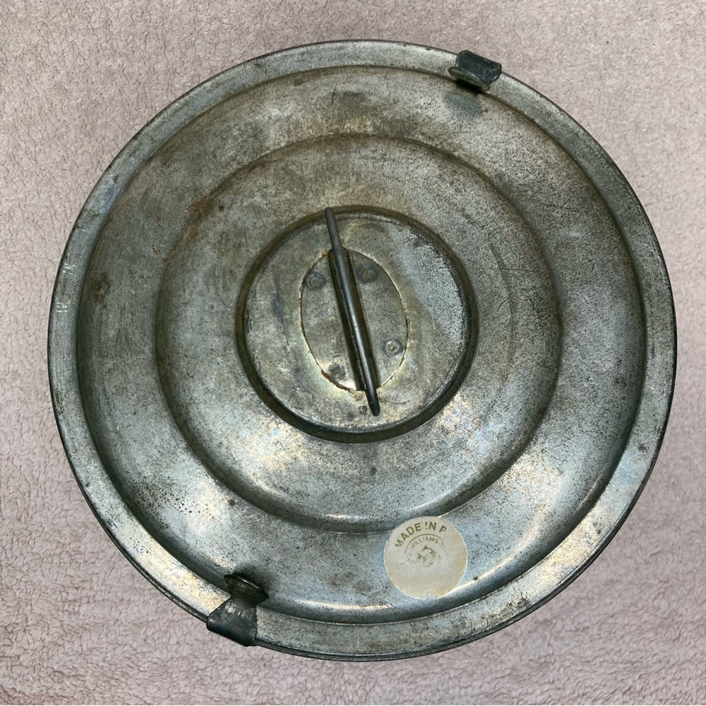 Antique 1920s Steamed Pudding Pudding/Cake Mold Lid Vintage VTG Retro Primitive - Picture 2 of 10